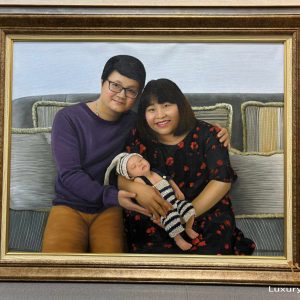 tranh chan dung son dau