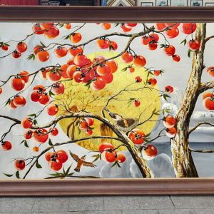 tranh canh hong triu qua