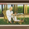 Tranh sơn dầu Bác Hồ 4 tranh son dau bac ho